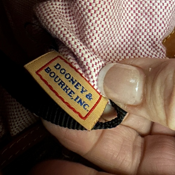 Dooney & Bourke Taupe Leather Handbag - Picture 14 of 15